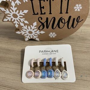 Park Lane Pastel Hoop and Drop Earrings Set